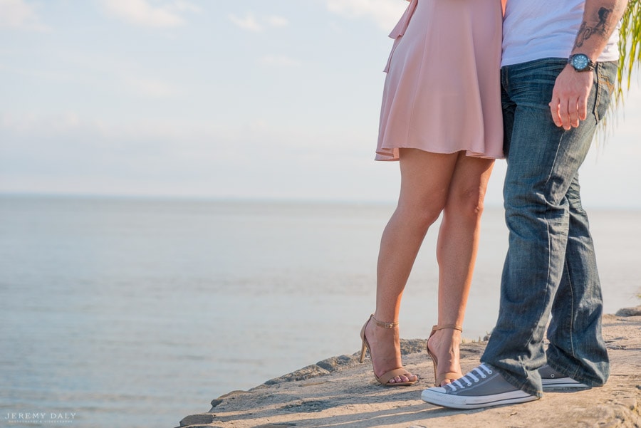 Lakeshore Beach engagement photos in toronto