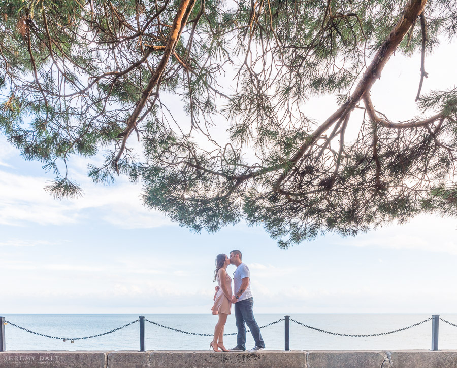 Lakeshore Beach engagement photos in toronto