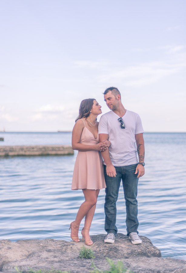 Lakeshore Beach engagement photos in toronto