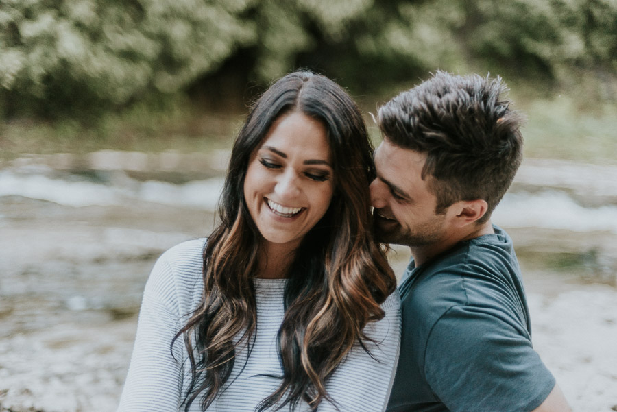 elora gorge engagement photos